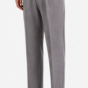 Single Pleat Straight Trousers
