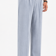 Double Pleated Wide-Leg Trousers