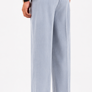 Double Pleated Wide-Leg Trousers