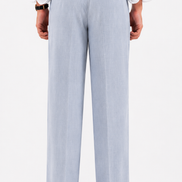Double Pleated Wide-Leg Trousers