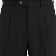 Single Pleat Straight Trousers