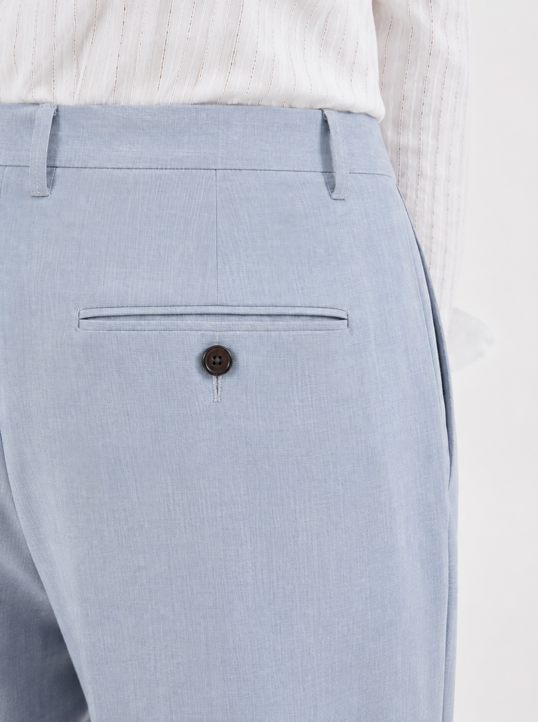 Double Pleated Wide-Leg Trousers