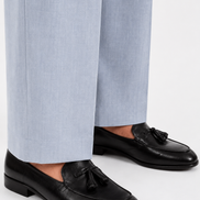 Double Pleated Wide-Leg Trousers