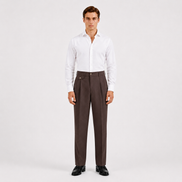 Double Pleated Tapered Trousers