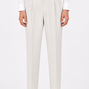 Double Pleated Tapered Trousers