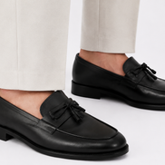 Double Pleated Tapered Trousers