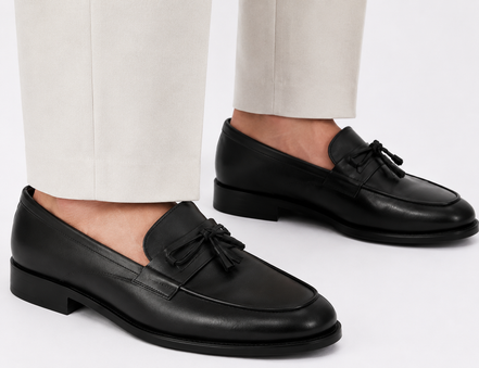 Double Pleated Tapered Trousers