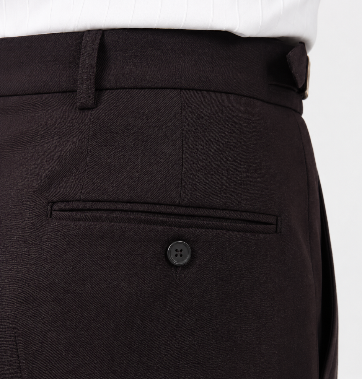 Double Pleated High-Waist Trousers