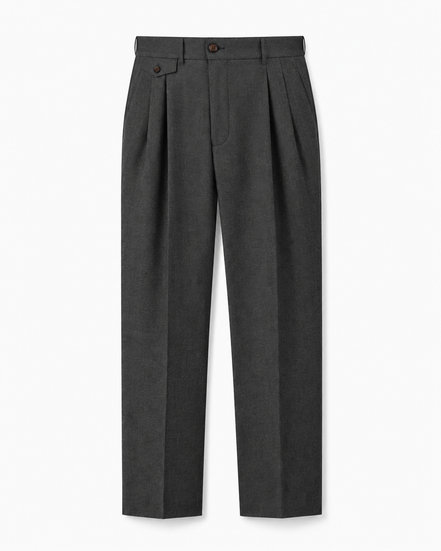 Hugo tapered pleated trousers for men by Cavelli Geneva – view 8