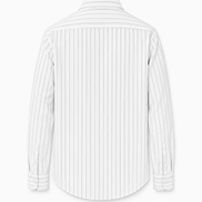 Men's pinstripe linen-lyocell shirt by Cavelli Geneva – view 4