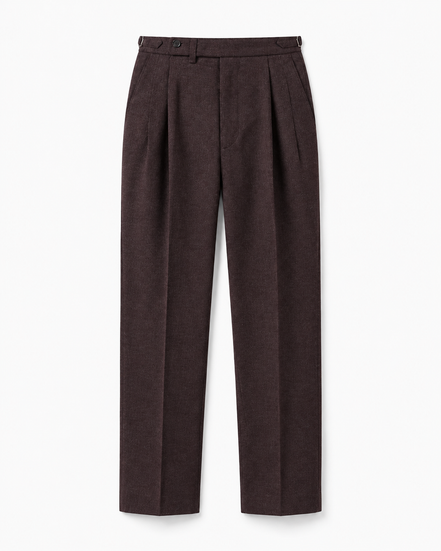 Marceau high-waist pleated trousers for men by Cavelli Geneva – view 2