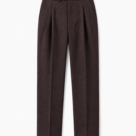 Marceau high-waist pleated trousers for men by Cavelli Geneva – view 2