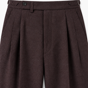 Marceau high-waist pleated trousers for men by Cavelli Geneva – view 3