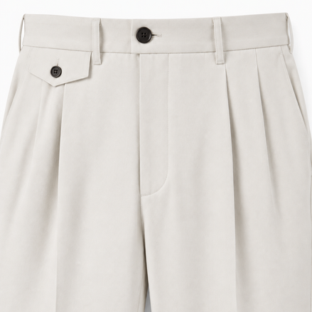 Hugo tapered pleated trousers for men by Cavelli Geneva – view 3
