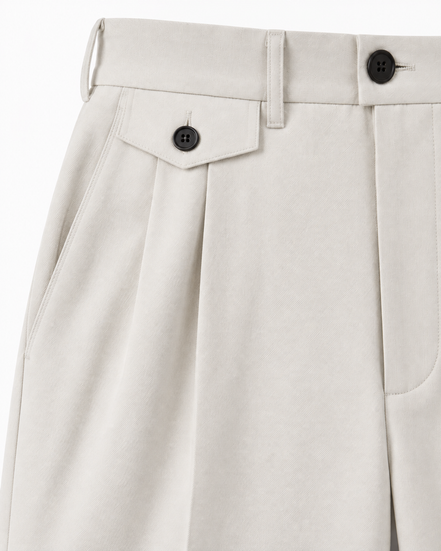 Hugo tapered pleated trousers for men by Cavelli Geneva – view 6