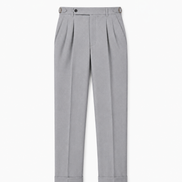 Faure cuffed pleated trousers for men by Cavelli Geneva – view 2