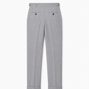 Faure cuffed pleated trousers for men by Cavelli Geneva – view 4