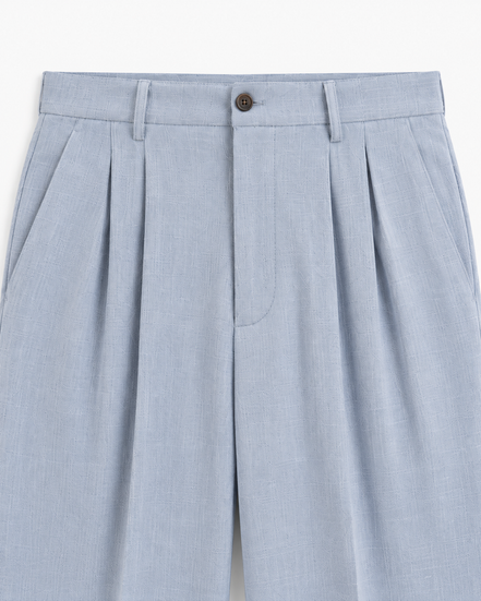 Elian wide-leg pleated trousers for men by Cavelli Geneva – view 4
