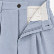 Elian wide-leg pleated trousers for men by Cavelli Geneva – view 7