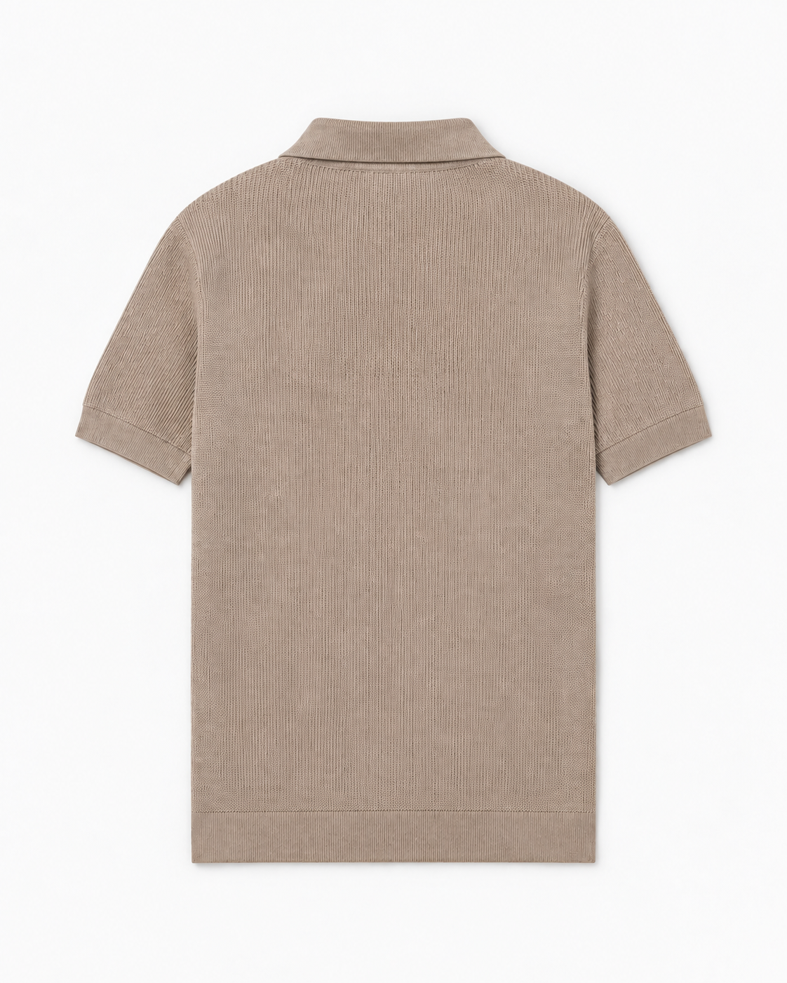 Milano men's knit polo with Johnny collar by Cavelli Geneva – view 4