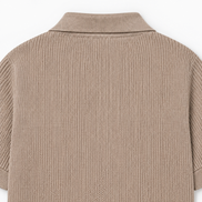 Milano men's knit polo with Johnny collar by Cavelli Geneva – view 5
