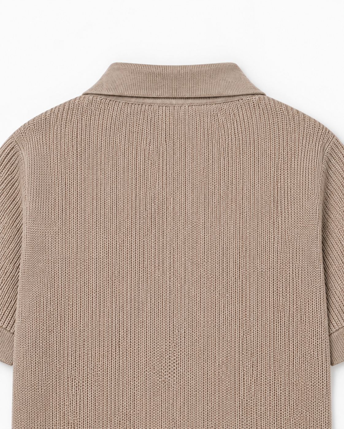 Milano men's knit polo with Johnny collar by Cavelli Geneva – view 5
