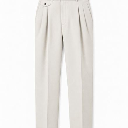 Hugo tapered pleated trousers for men by Cavelli Geneva – view 2