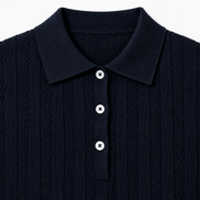 Herringbone Knit Polo