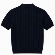 Herringbone Knit Polo