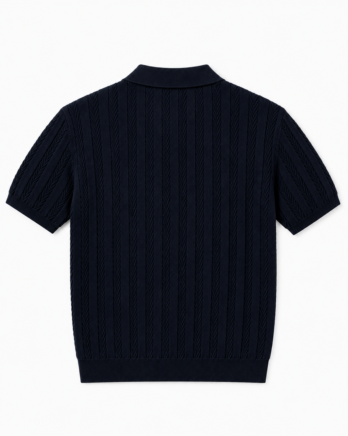 Herringbone Knit Polo