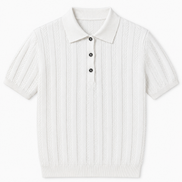Herringbone Knit Polo