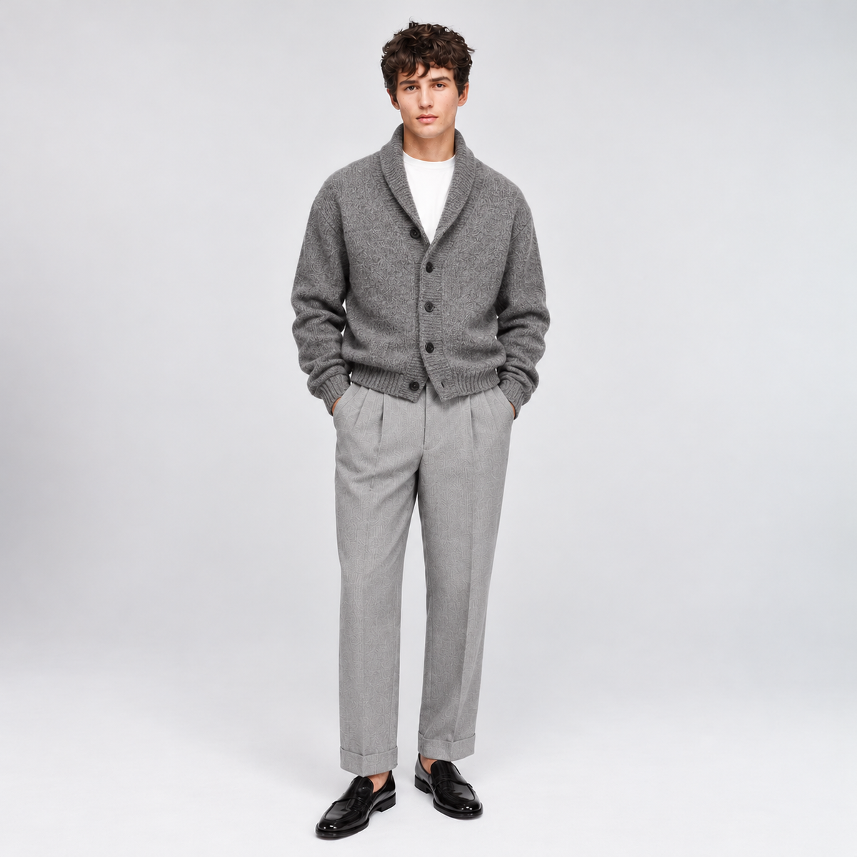Faure Cuffed Pleated Trousers